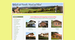 Desktop Screenshot of ferienhaus-hund-und-pferd.de